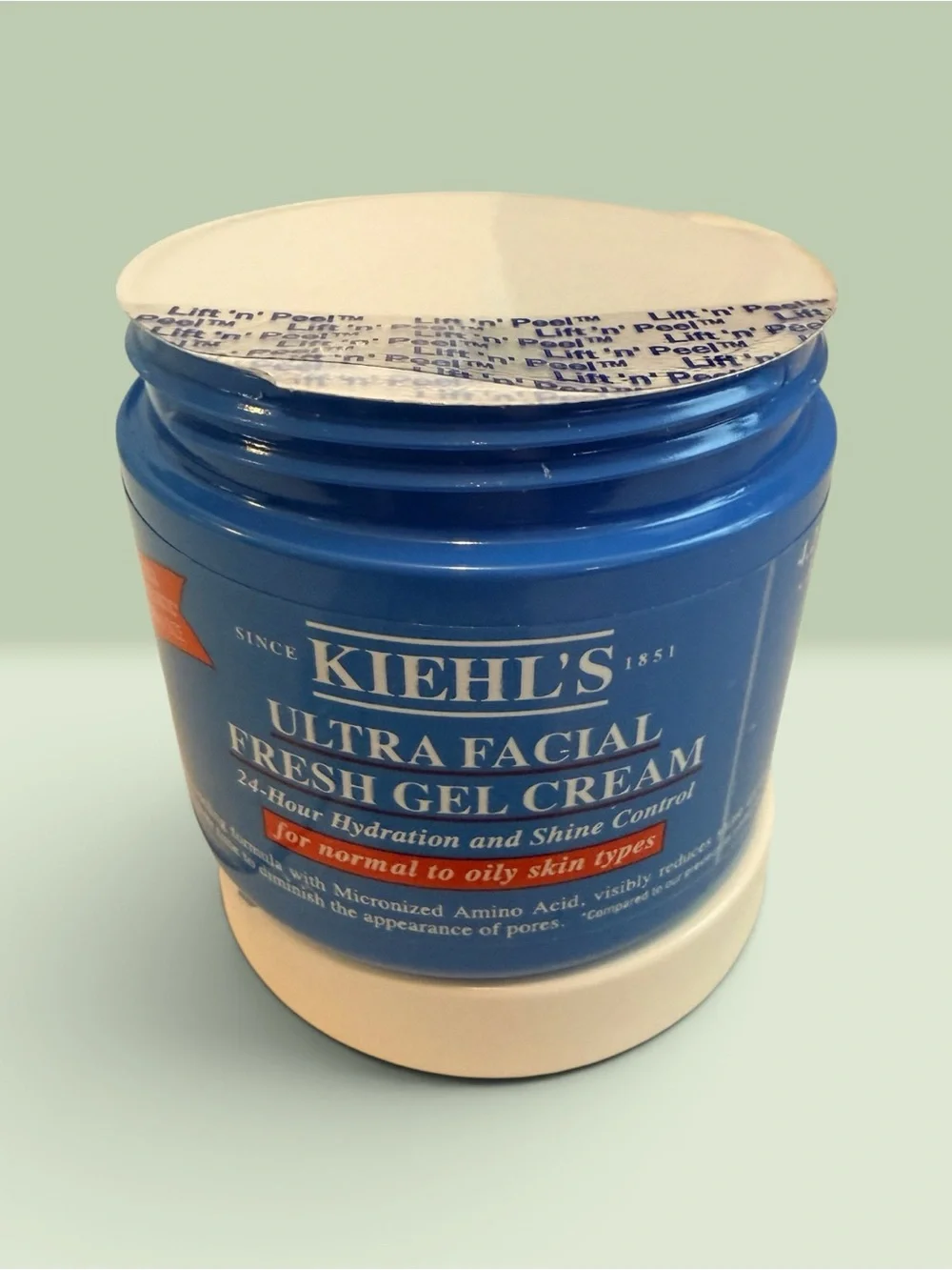 Kiehl's Ultra Facial Fresh Gel Cream - Deep Blue Jar with White Lid 4.2 oz